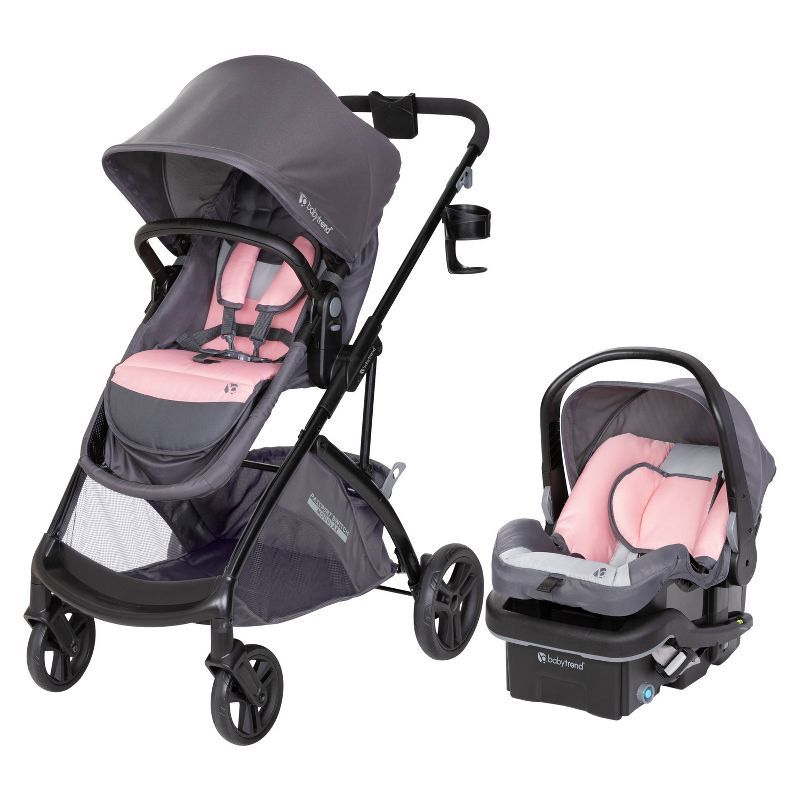 Dash Pink Modular Travel System with Bassinet and Car Seat