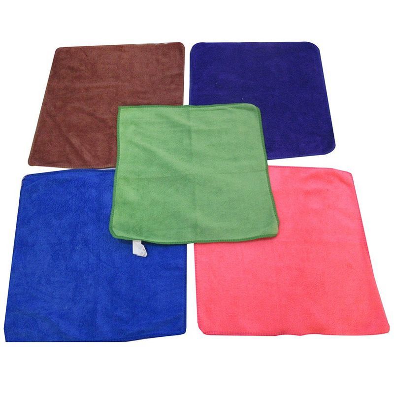 Set of 5 Multicolor Microfiber Kitchen Towels