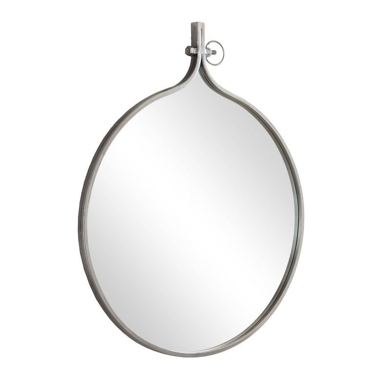 Yitro Round Bronze and Gold Wall Mirror