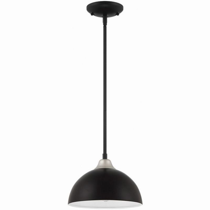 Midnight Satin Aluminum 1-Light Indoor/Outdoor Pendant