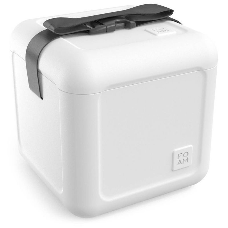 White EVA Foam 22qt Hybrid Soft-Hard Cooler with Strap