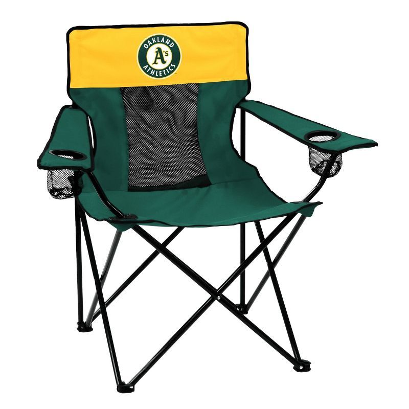 Oakland Athletics Green and Yellow Portable Folding Chair