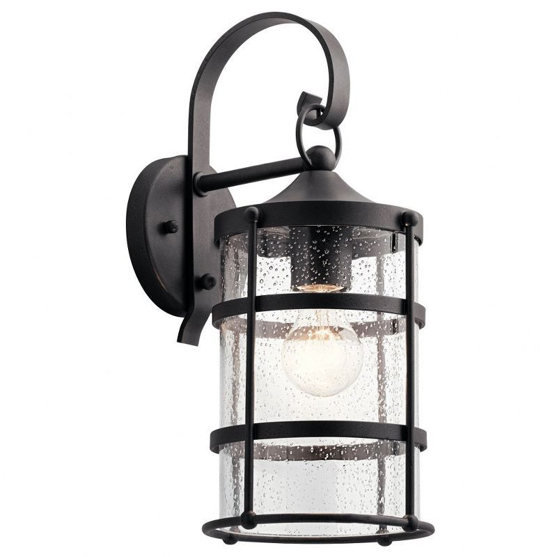 Mill Lane 16" Distressed Bronze Outdoor Wall Lantern