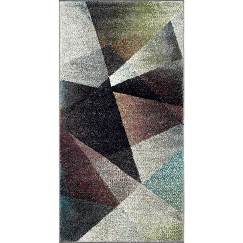 Safavieh Grey and Multi Geometric 2'3" x 4' Area Rug