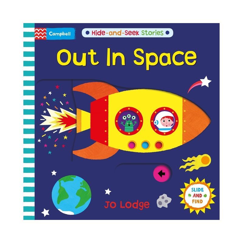 Out in Space Slide and Find Board Book for Toddlers