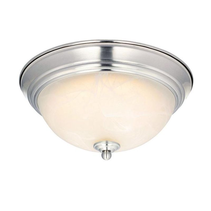 Brushed Nickel 11" LED Flush Mount Ceiling Light