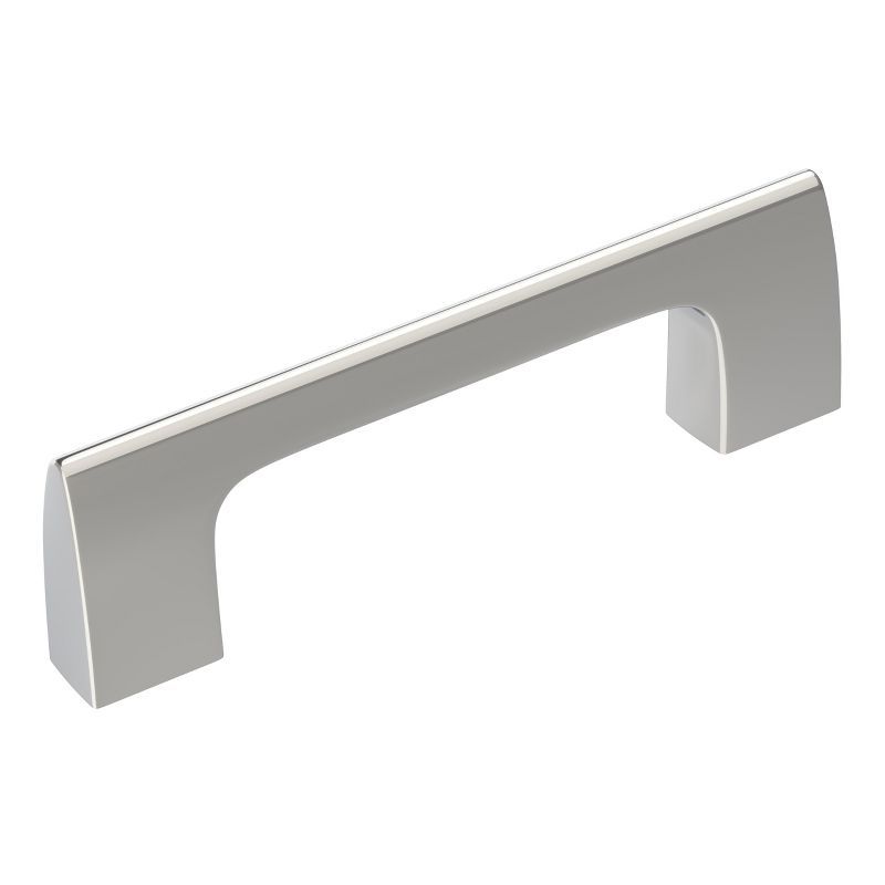 Polished Chrome Modern Cabinet Bar Pull with Mounting Hardware