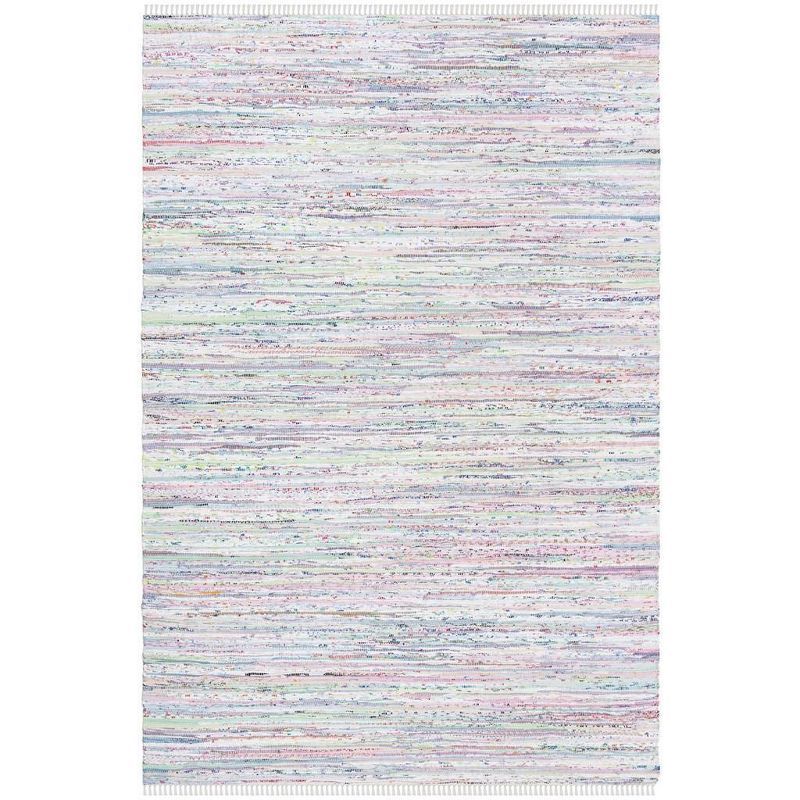 Handwoven Multicolor Cotton Flatweave Area Rug 6' x 9'