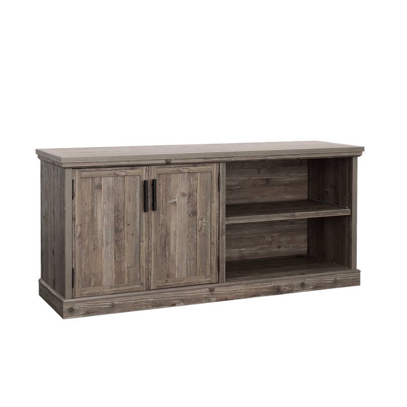 Pebble Pine Large Office Credenza with Adjustable Shelf