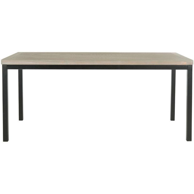 Dennis 47" Ash Grey Elm Wood Rectangular Coffee Table