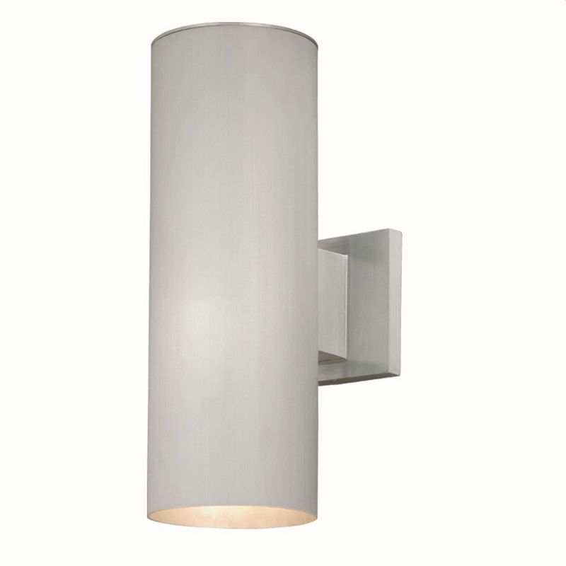 Chiasso Satin Aluminum Cylinder Wall Sconce with Dimmable Lighting