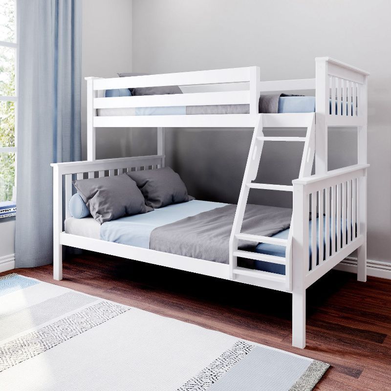 White Pine Full Size Bunk Bed with Storage Drawers