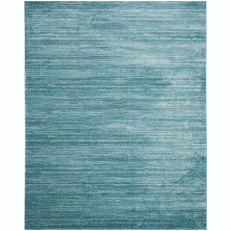 Aqua Bliss 93'' Easy Care Synthetic Hand-Knotted Area Rug