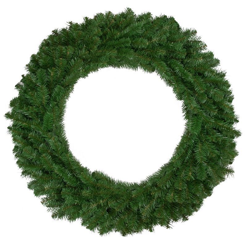 36" Green Pine Artificial Christmas Wreath with Metal Frame