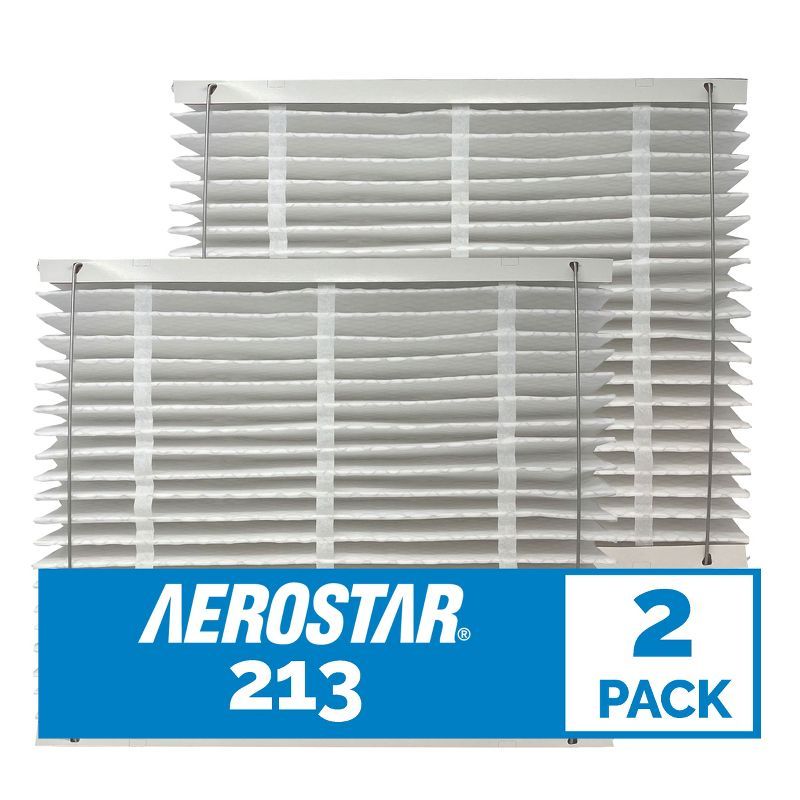 Aerostar MERV 13 Collapsible Replacement Filter for Aprilaire 213, 2-Pack