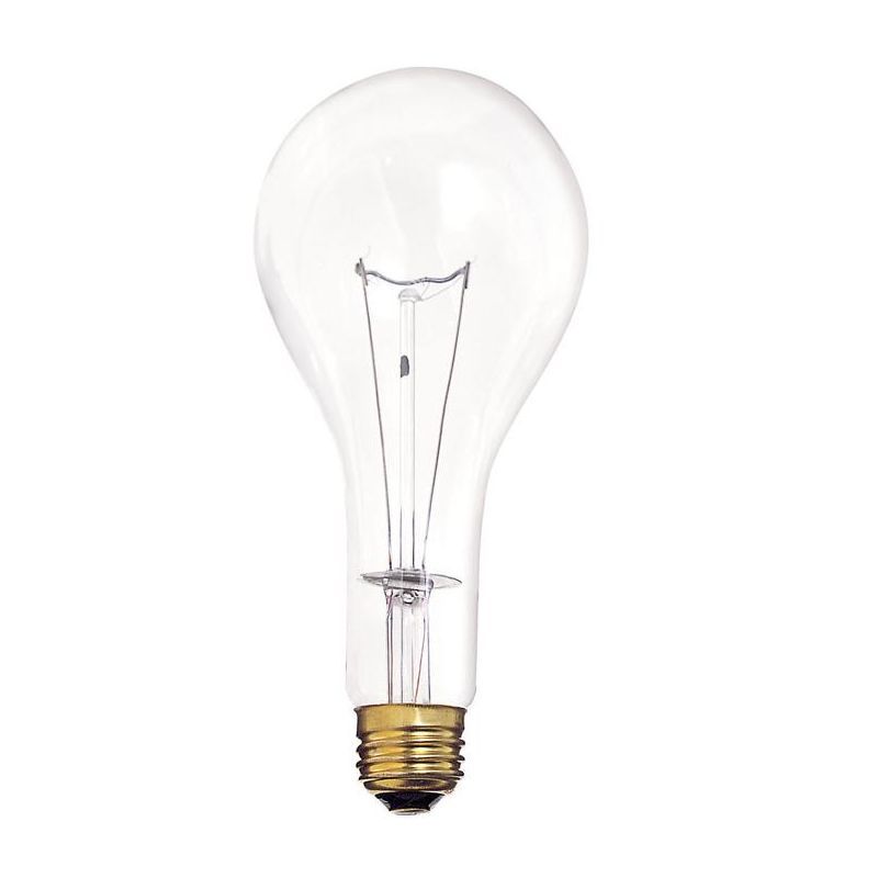 Satco 300W Clear PS25 Incandescent Light Bulb