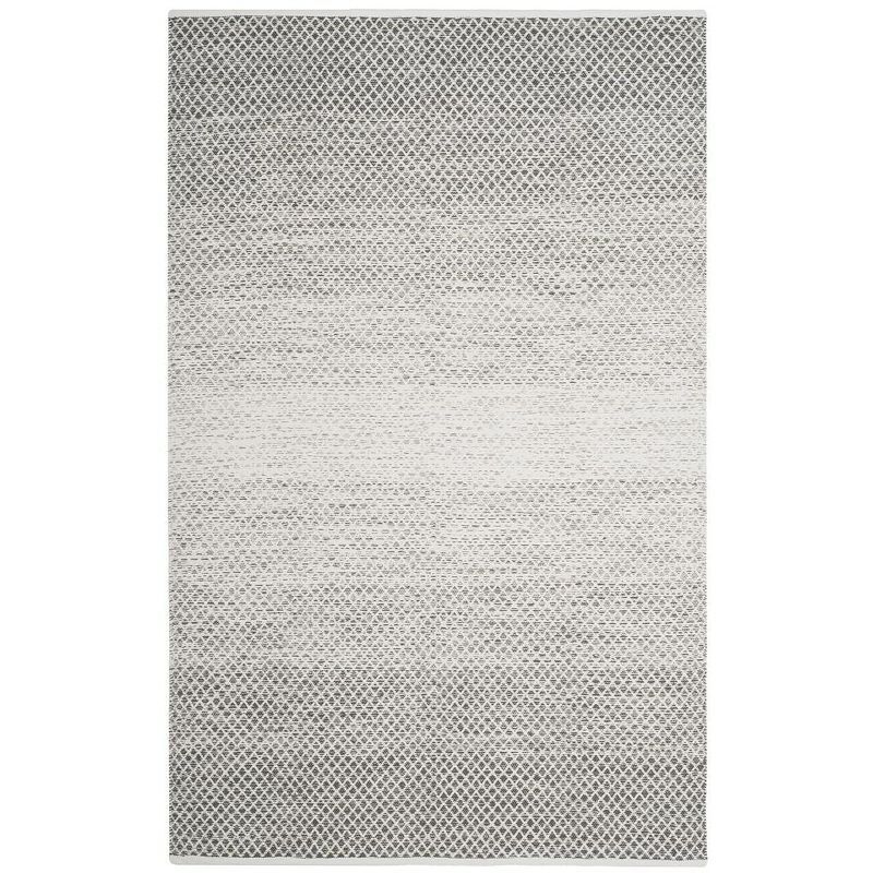 Coastal Charm Orange Wool-Viscose 6' x 9' Hand-Woven Area Rug