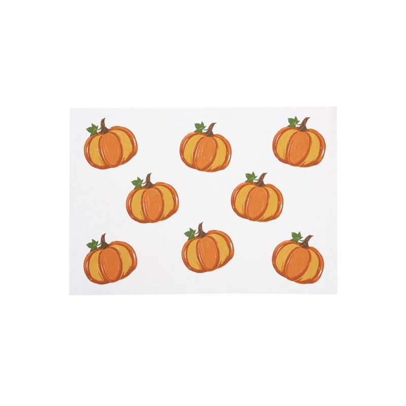 Hello Pumpkin Cotton Thanksgiving Placemat Set of 6