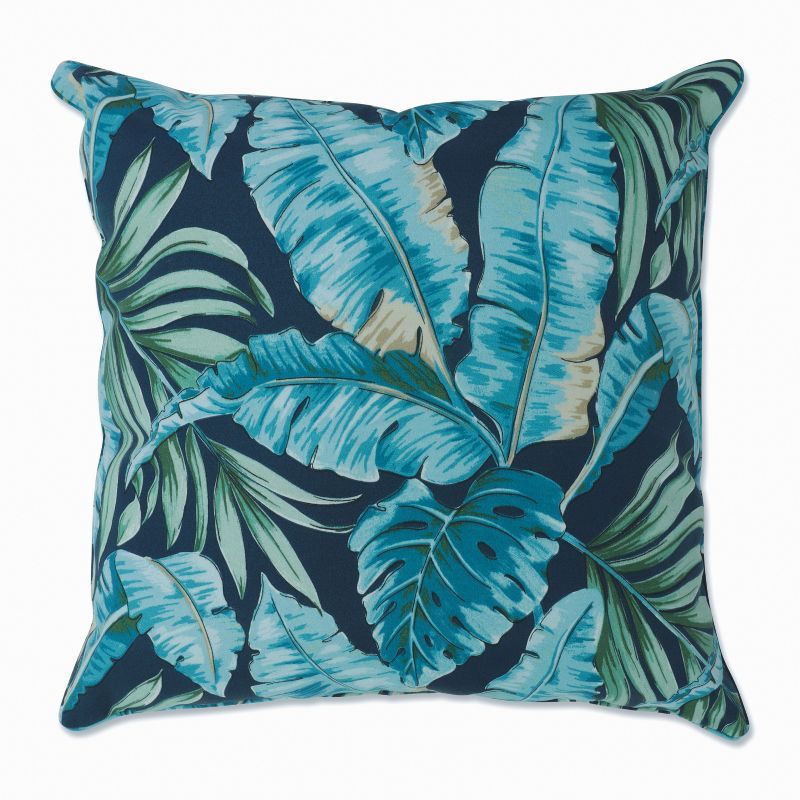 Tortola Midnight Blue 25" Outdoor/Indoor Floor Pillow