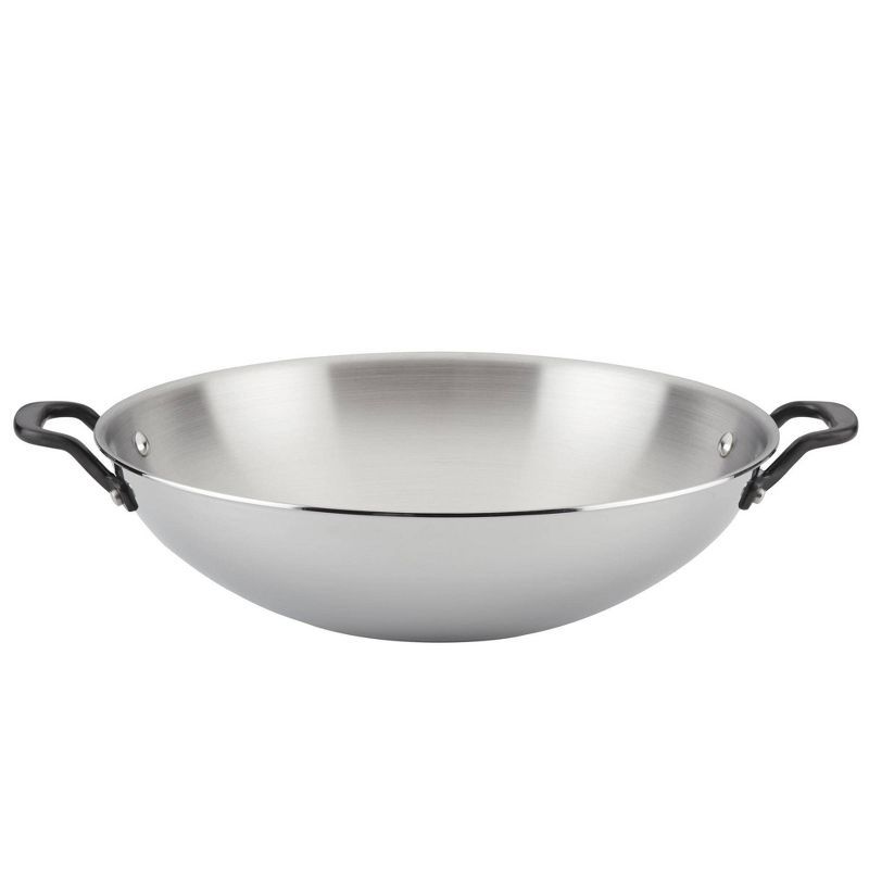 KitchenAid 15-Inch Stainless Steel Induction Wok with Handles