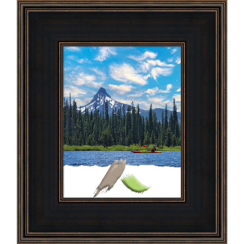 Espresso Brown 11x14 Wood Picture Frame with Satin Finish