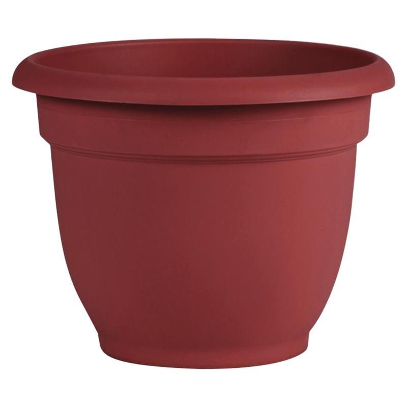 Bloem Ariana Self-Watering Planter in Burnt Red 12"