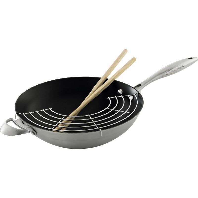 Scanpan CTX 12.5 Inch Stainless Steel Nonstick Wok