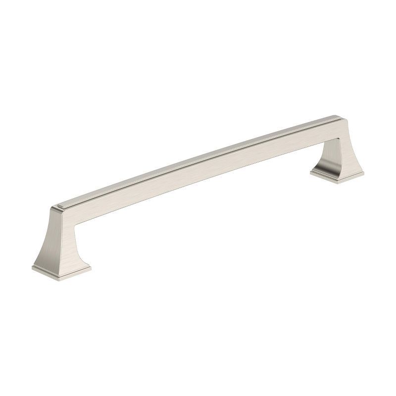 Satin Nickel 8-Inch Mulholland Cabinet Drawer Pull