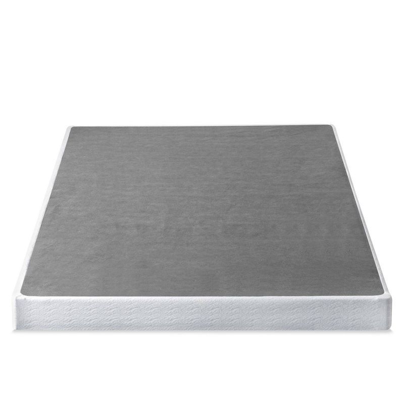 Gray Metal Smart BoxSpring Mattress Base with Quick Assembly, Queen
