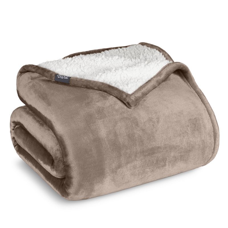 Faux Shearling Fleece Blanket by Bare Home