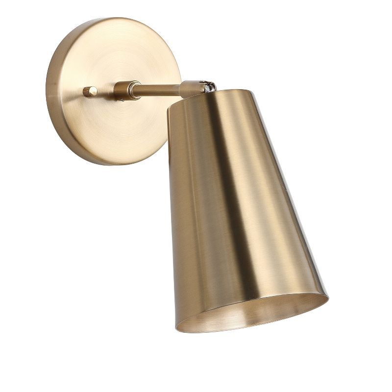 Leonardo Brass Gold Modern Wall Sconce