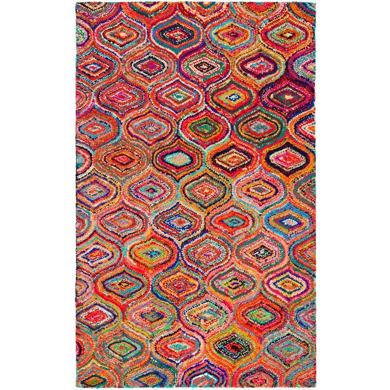 Nantucket 5' x 8' Yellow Multicolor Handmade Wool Rug