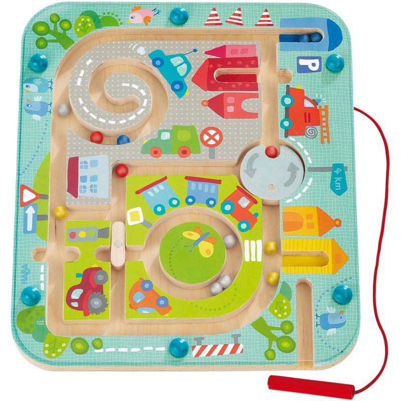 Colorful Magnetic Town Maze Puzzle for Toddlers