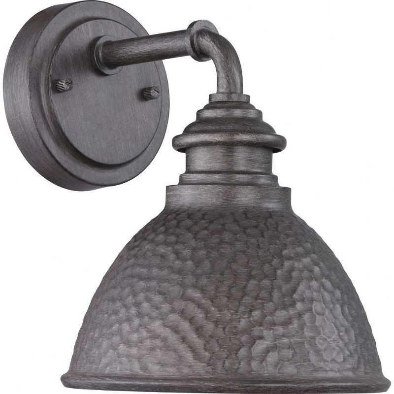 Antique Pewter 10" Rustic Steel Wall Lantern