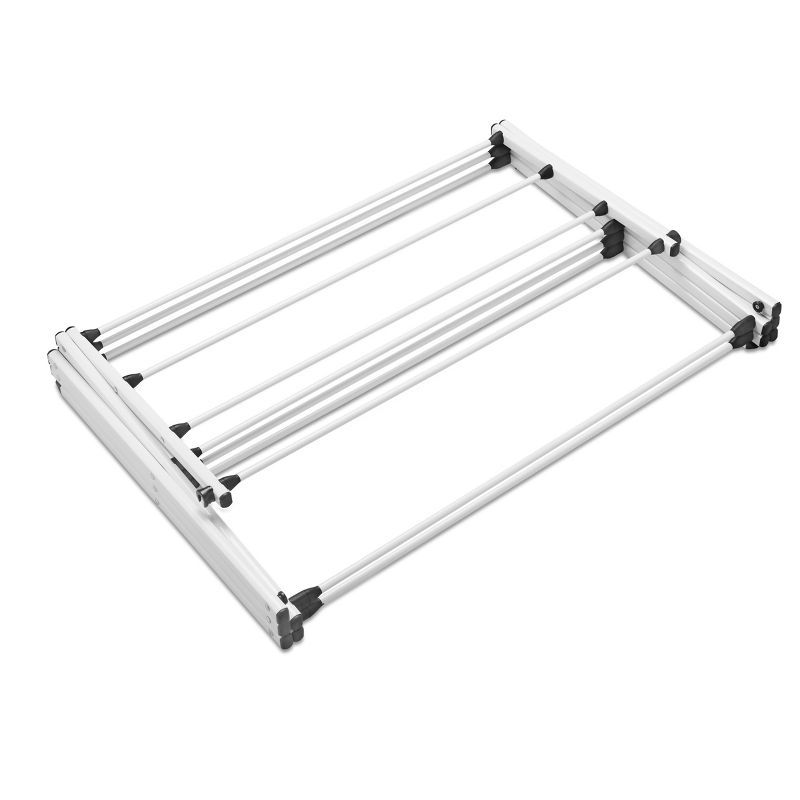 Whitmor White Steel Folding Drying Rack, 20" x 20"