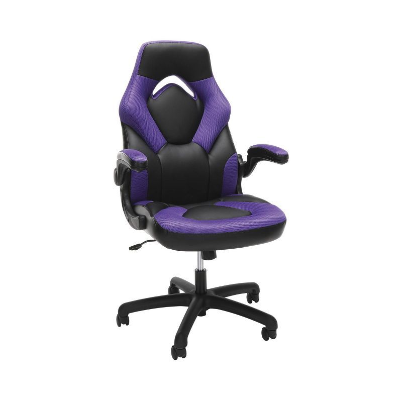 RESPAWN 3085 Purple Ergonomic Gaming Chair with Flip-up Arms