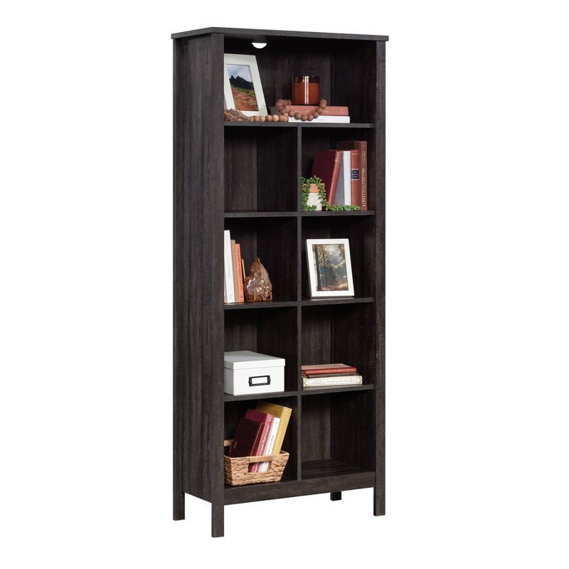 Blade Walnut Tall 9-Cube Storage Bookcase