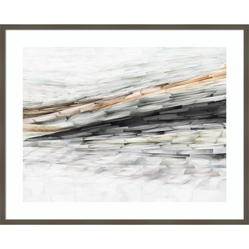 Lady of The Rocks II Abstract Landscape Framed Wall Art