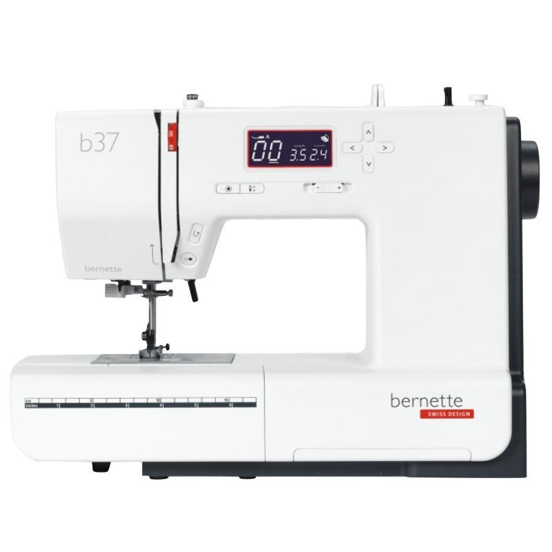 Bernette b37 White Computerized Sewing Machine with LED Light