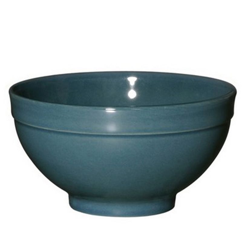 Blue Ceramic 6-Inch Microwave Safe Cereal Bowl