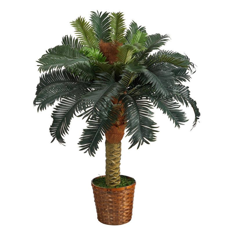 Tropical Sago Palm 3ft Faux Plant in Potted Arrangement