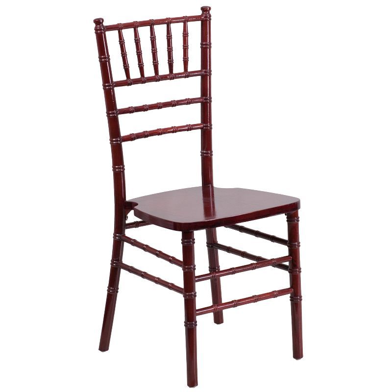 Elegant Mahogany Wood Chiavari Banquet Chair