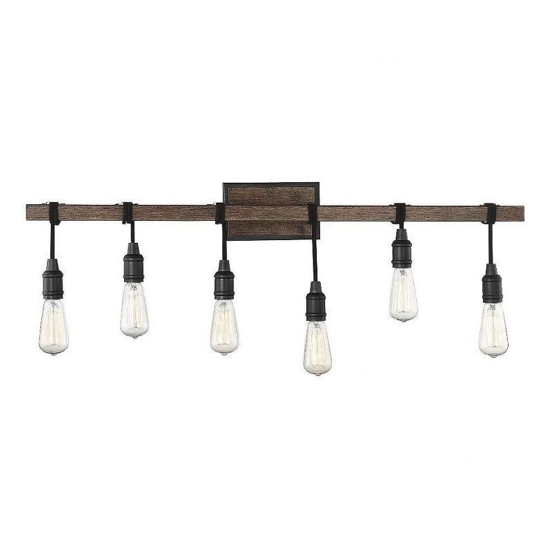 Durango 6-Light Rustic Industrial Vanity Fixture