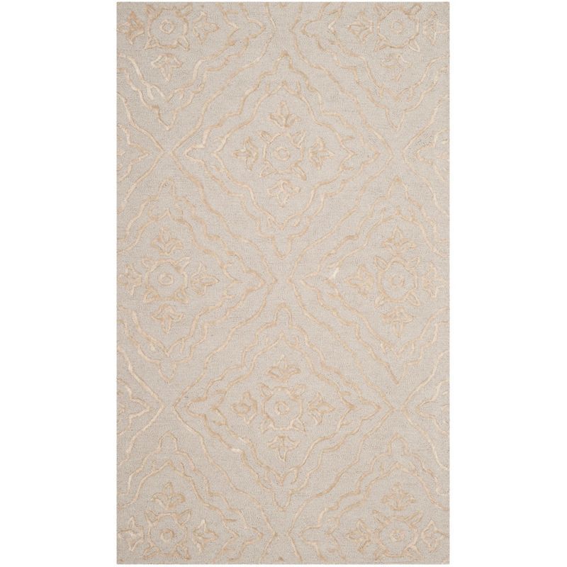 Manchester Light Blue and Taupe Hand Tufted Wool Area Rug