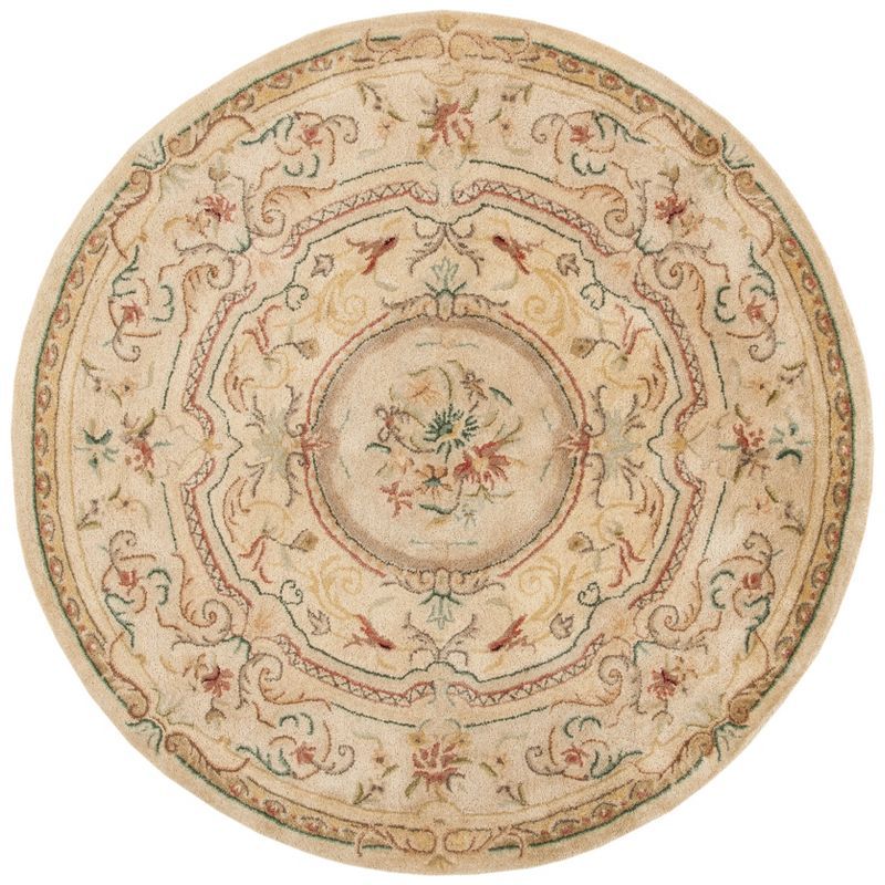 Safavieh Bergama Round Hand-Tufted Wool Area Rug