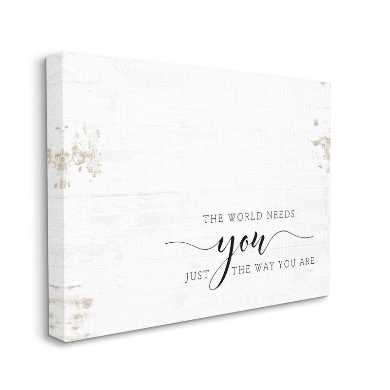 Off-White Motivational Quote Canvas Wall Art, 16 x 20