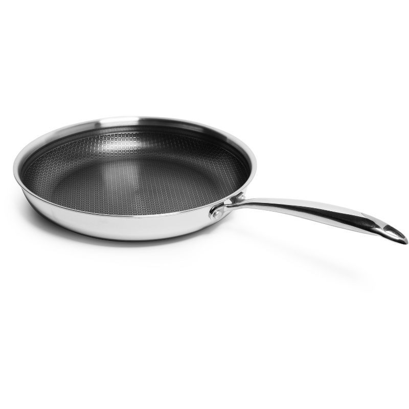 Tri-Ply Stainless Steel Nonstick 12" Frying Pan with Lid