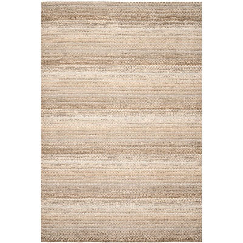 Himalaya Artisan Beige 6' x 9' Hand-Knotted Wool Area Rug