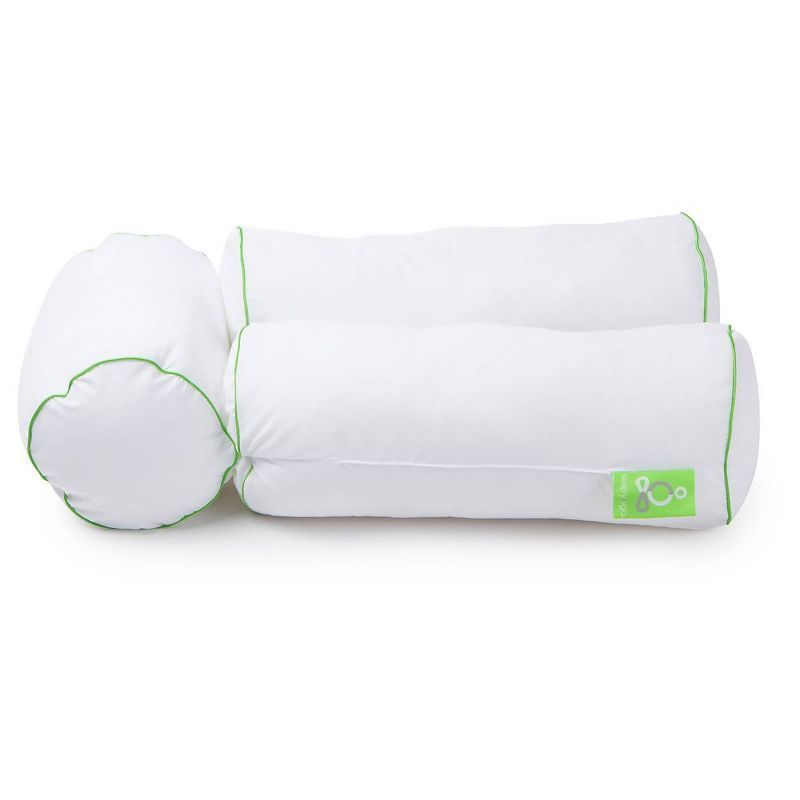 White Hypoallergenic Multi-Position Maternity Body Pillow