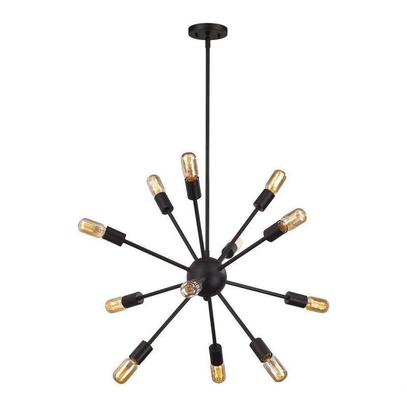 Oil Rubbed Bronze Sputnik 12-Light Chandelier